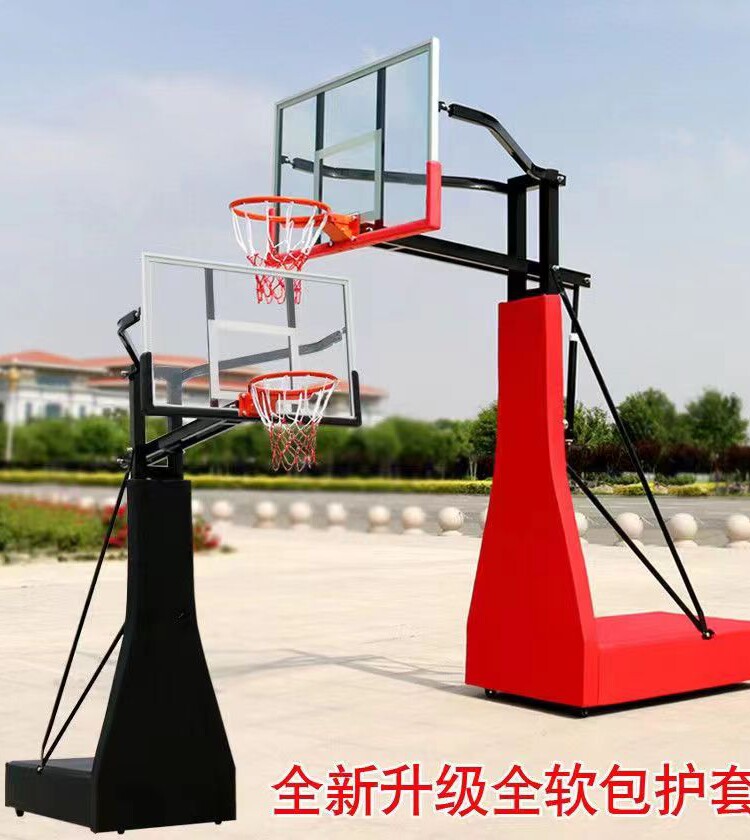 篮球架可移动户外家用室内可升降可调节标准篮球架青少年儿童球架(图18)