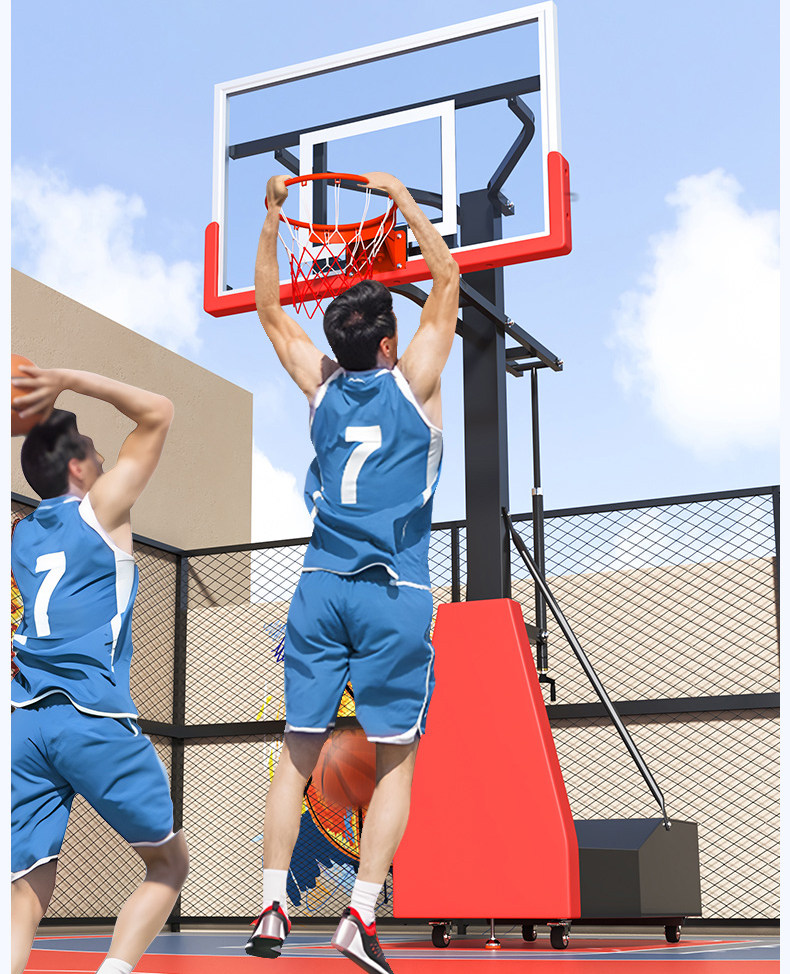 篮球架可移动户外成人升降篮球架子室内外儿童专业比赛标准篮球框(图11)