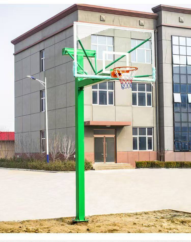 篮球架成人户外专业地埋式篮球架室外标准正规投篮学校家用训练架(图2)