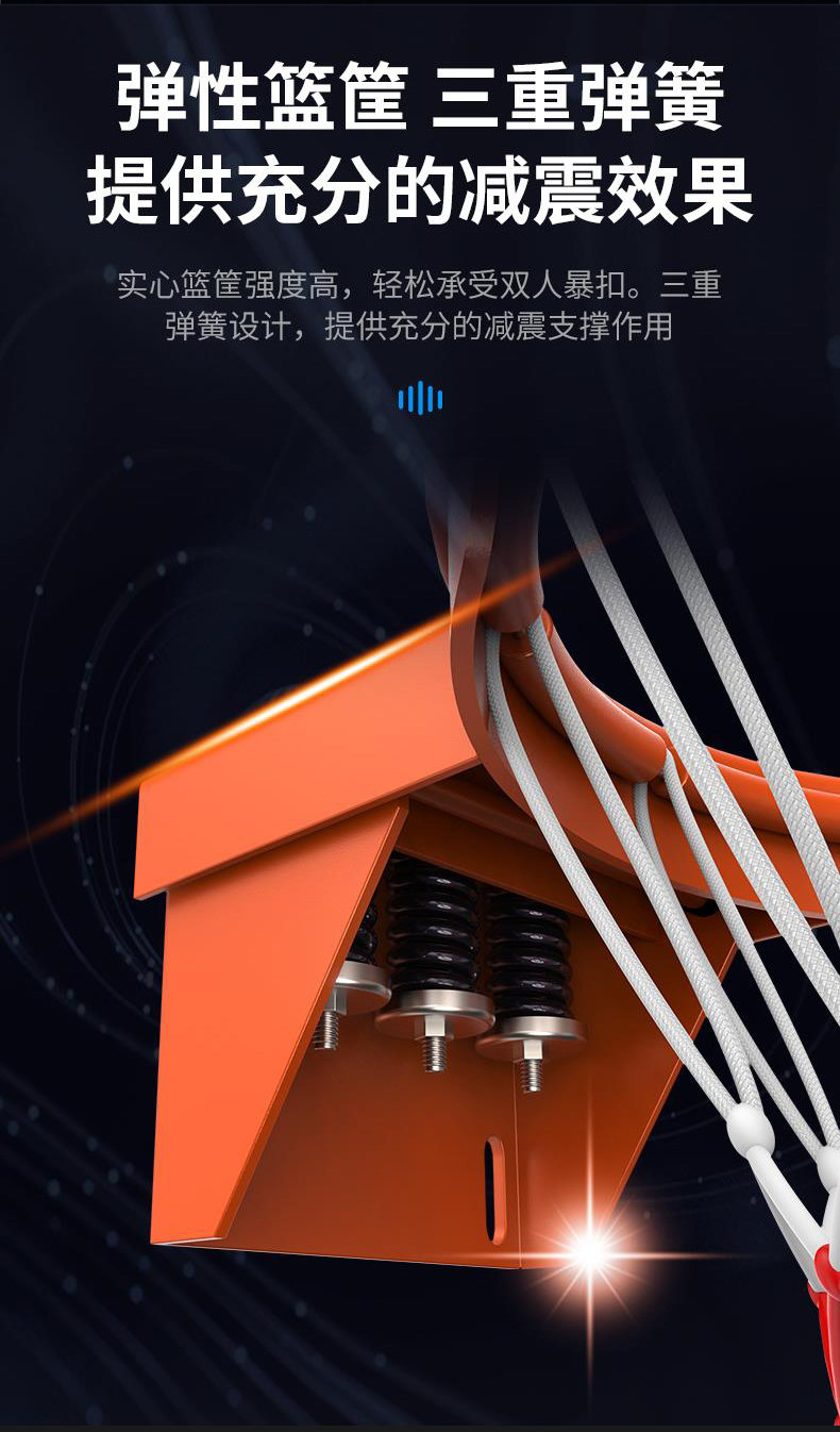户外手动电动液压篮球架室内外移动篮球框折叠标准比赛扣篮篮球架(图13)
