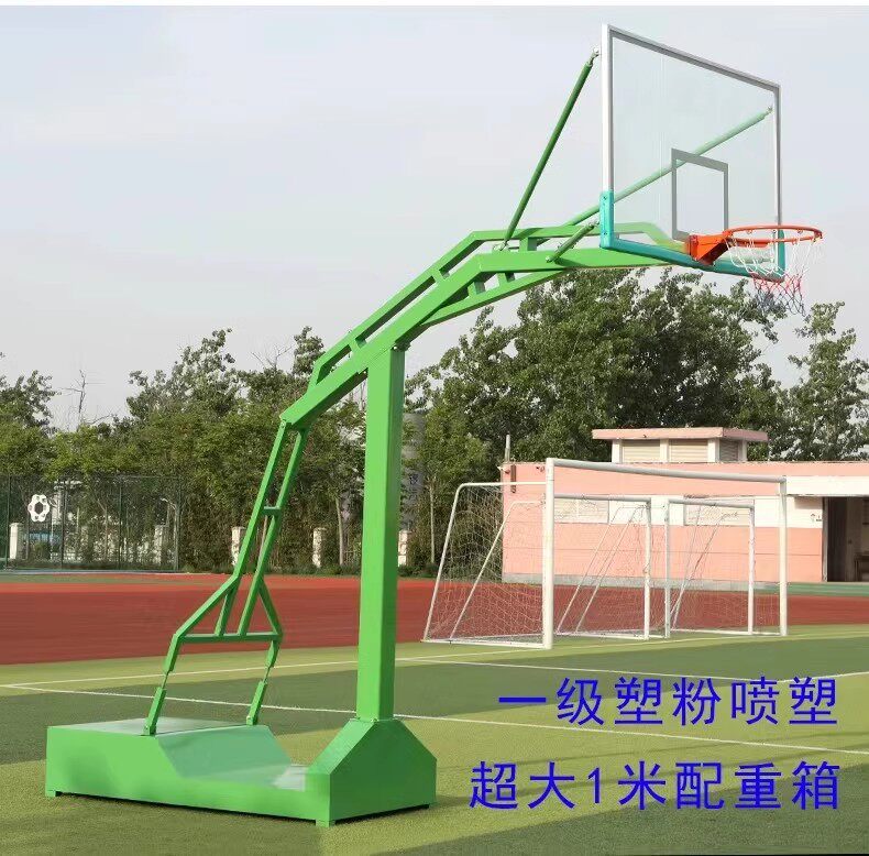 篮球架户外可移动式成人室外室内可升降手电动液压比赛标准篮球框(图14)