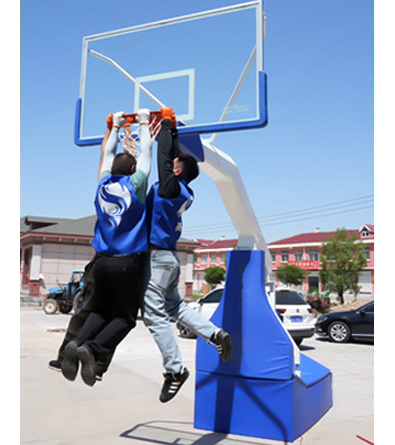 篮球架户外可移动式成人室外室内可升降手电动液压比赛标准篮球框(图15)