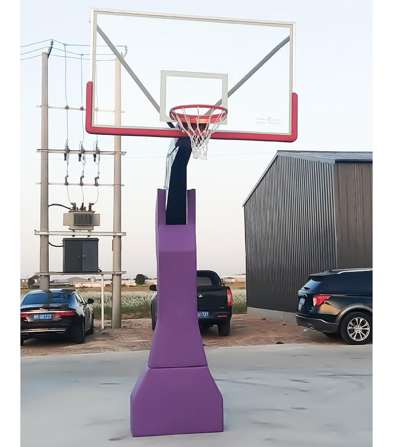 篮球架户外可移动式成人室外室内可升降手电动液压比赛标准篮球框(图13)