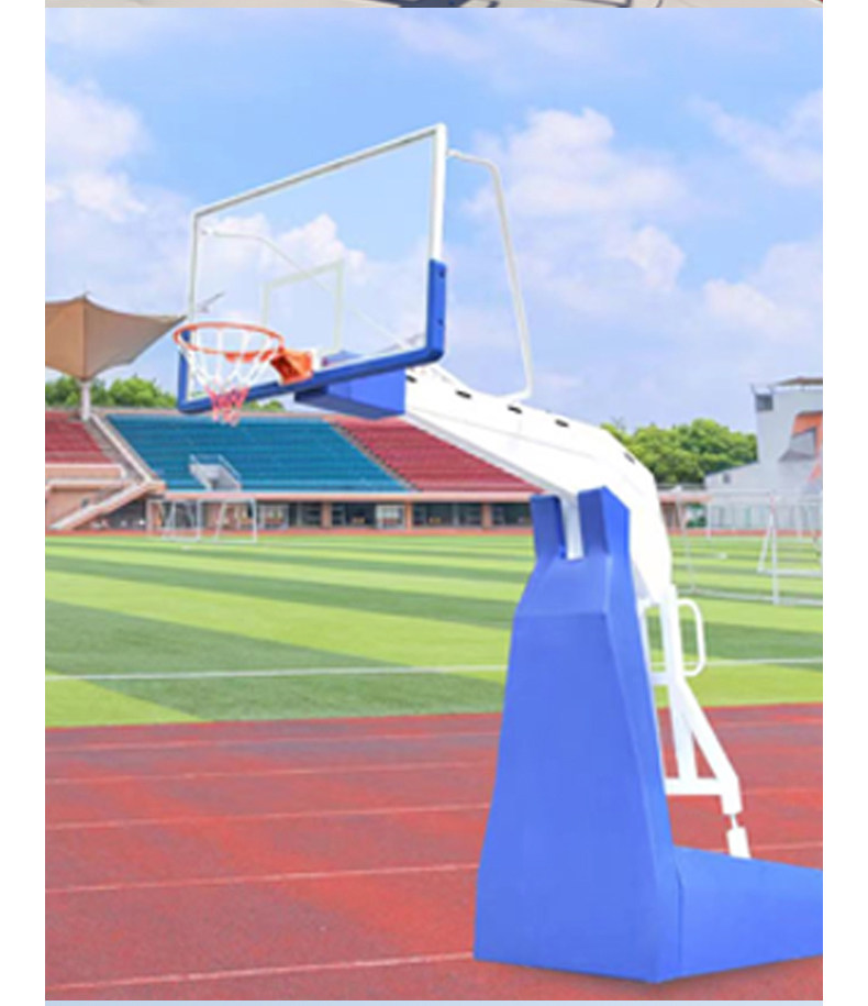 篮球架户外可移动式成人室外室内可升降手电动液压比赛标准篮球框(图16)