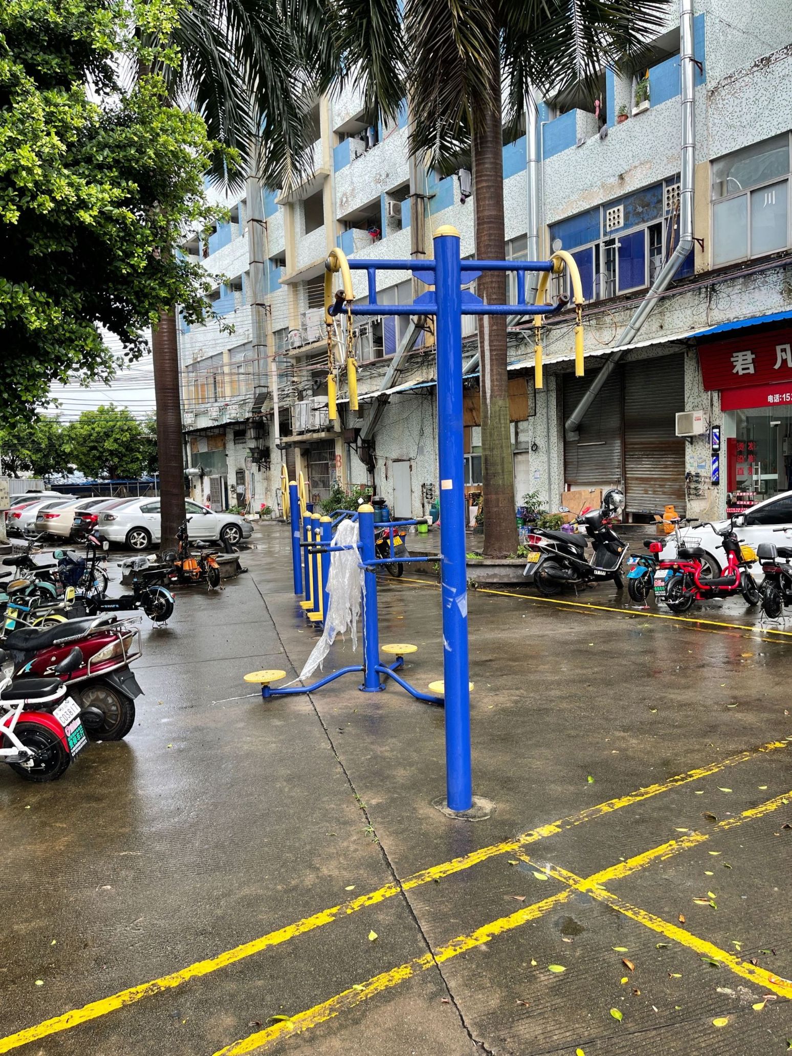 广东省佛山市顺德区北滘镇顺江社区居委会北滘港员工村全民健身工程篮球架安装项目