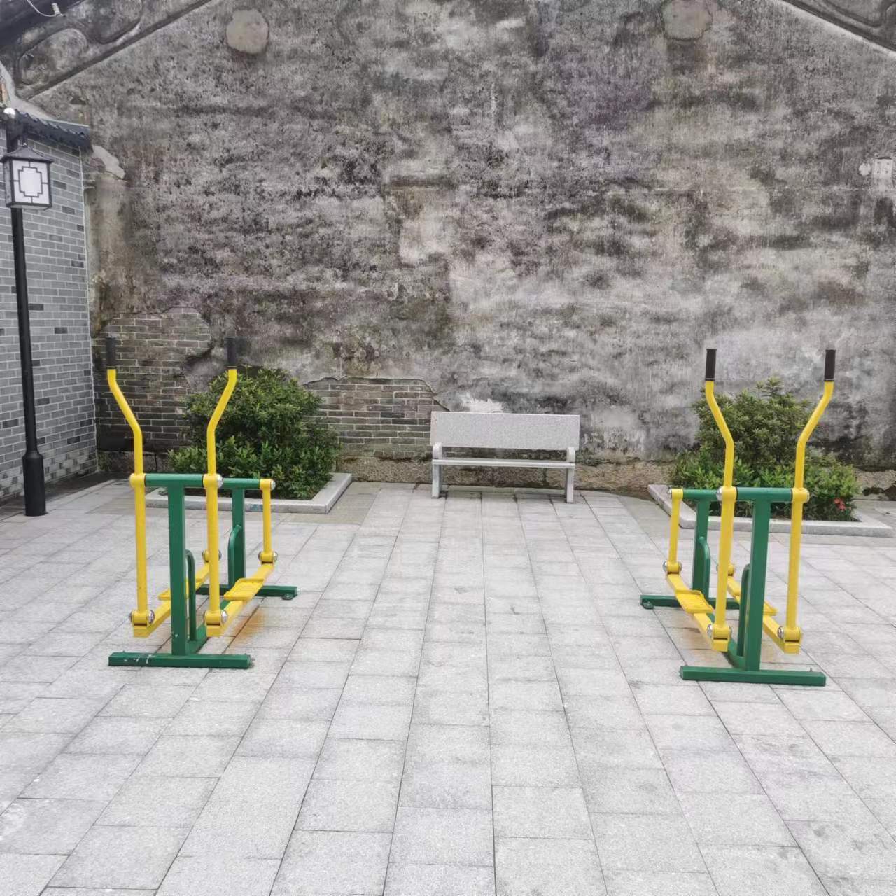 广东省中山市中山市区三乡镇平岚东村民委员会平岚东村金花庙全民健身工程篮球架安装项目