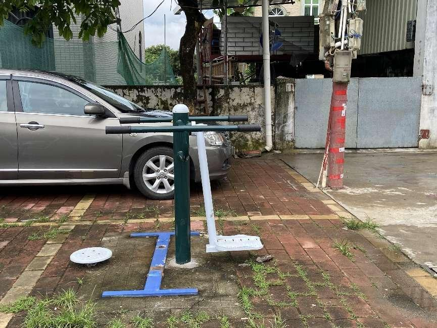 广东省中山市中山市区三乡镇雍陌村民委员会雍陌村文阁公园全民健身工程篮球架安装项目